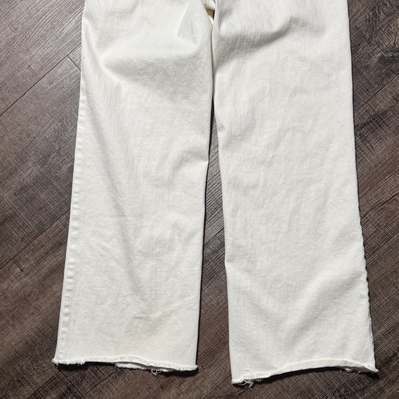 NWOT DL1961 Hepburn Wide-Leg Women's Cream Jeans - Picture 11 of 13